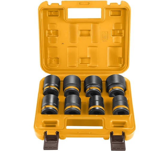 Изображение товара Набор ударных торцевых головок INGCO 3/8 8 шт INDUSTRIAL HKISSD34081