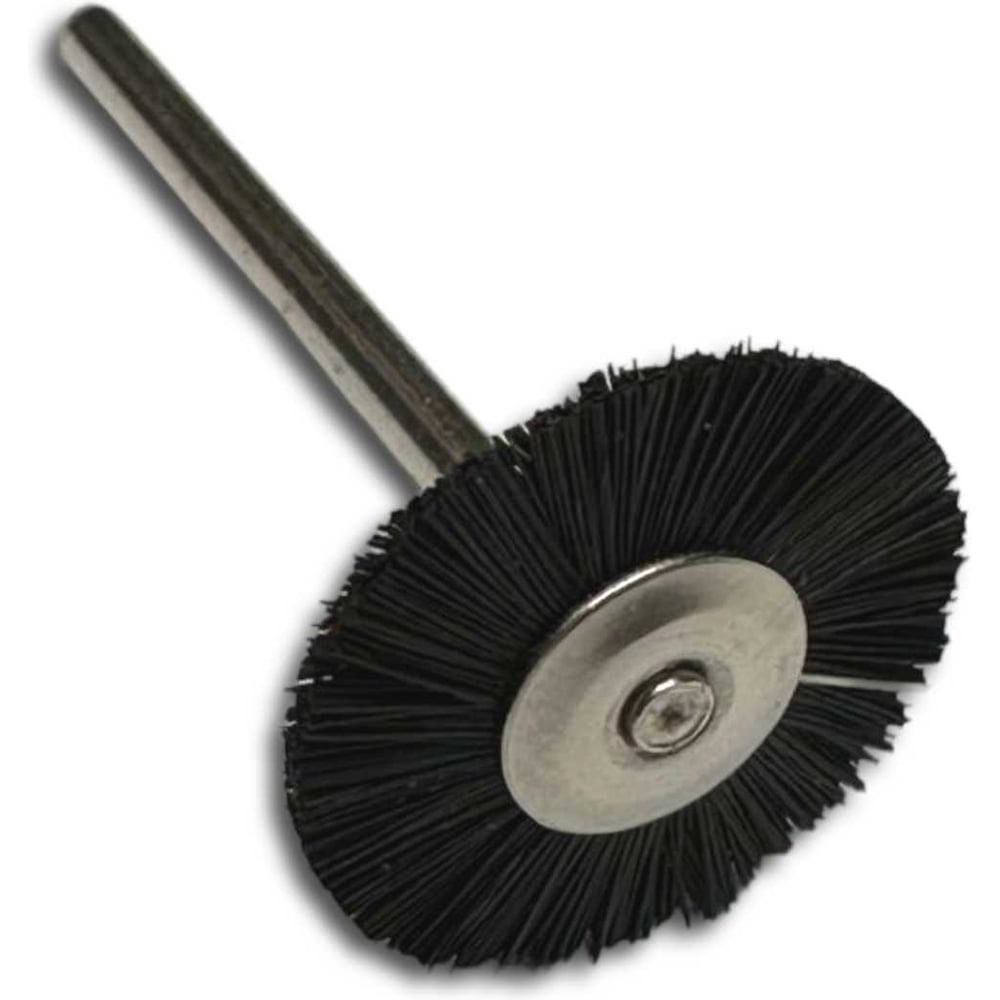 Изображение товара Щетка дисковая миниатюрная Lessmann 22, хвостовик 3мм, черный ворс 410003SB