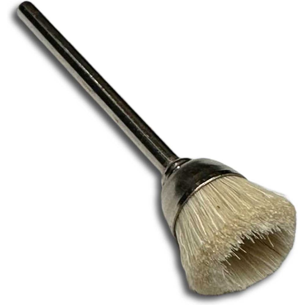 Изображение товара Щетка миниатюрная чашечная Lessmann 15х5мм, хвостовик 3мм, козий волос 430001ZH