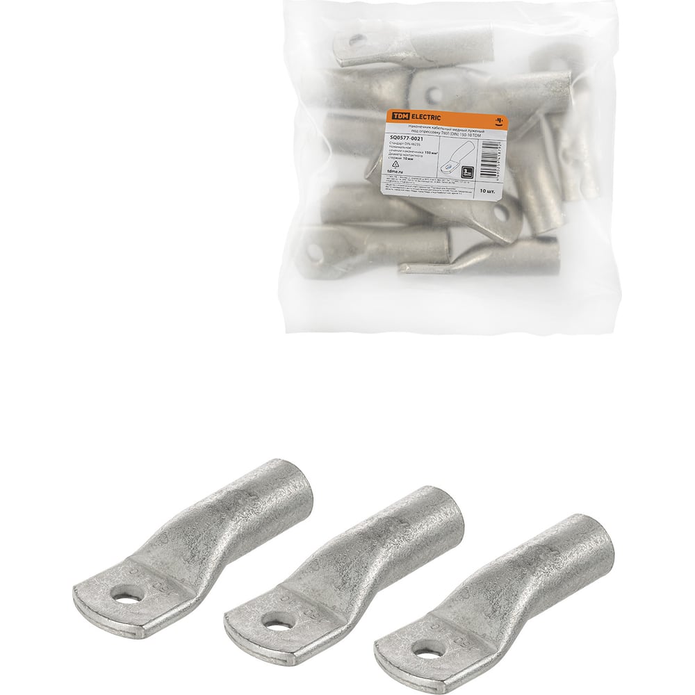 Изображение товара Наконечник TDM ELECTRIC ТМЛ (DIN) 150-10 для кабелей до 150 мм²