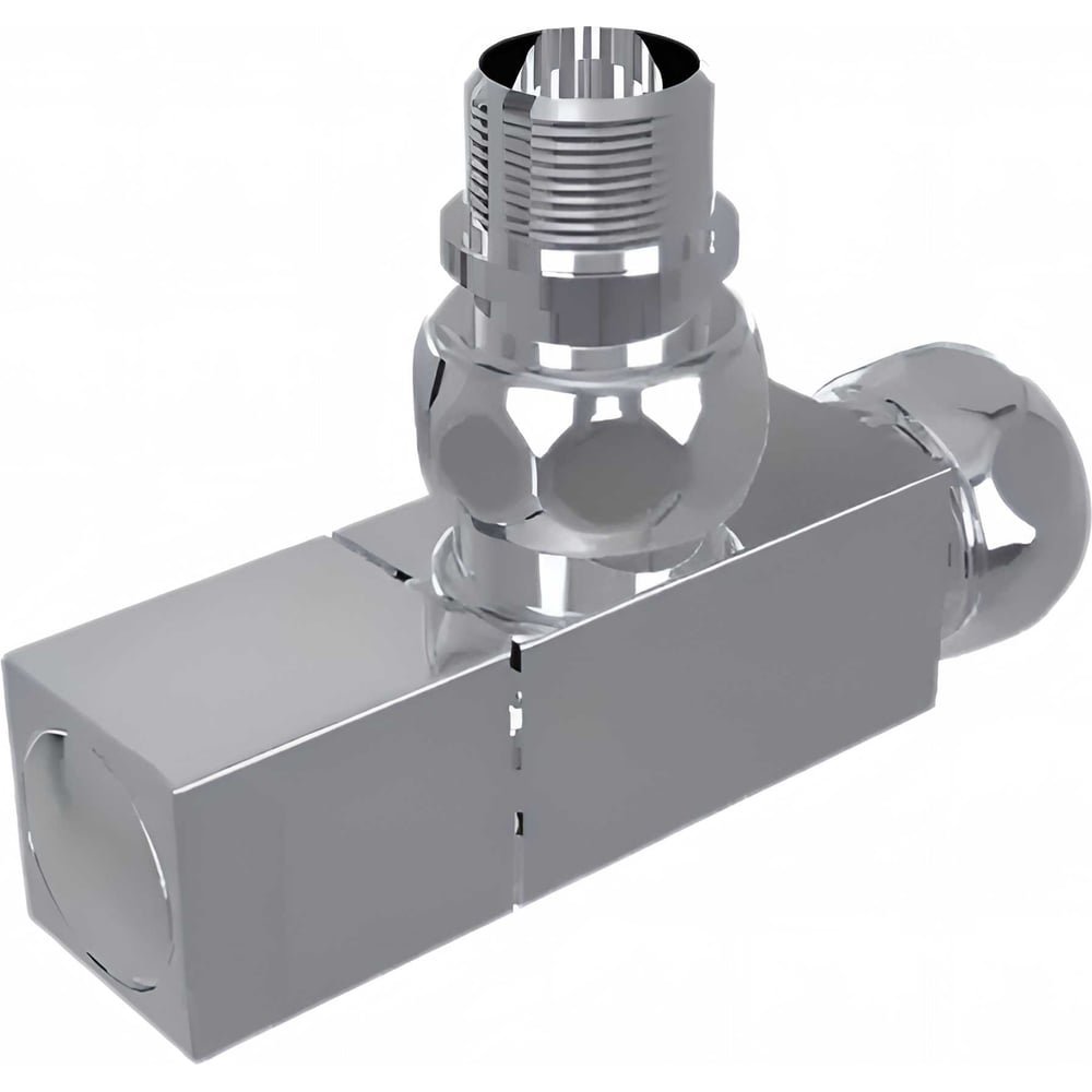 Изображение товара Вентиль запорный угловой для профильных полотенцесушителей ООО ПКФ Сварком 3/4х 1/2 г/ ш (уп/1шт) СанТех s047058