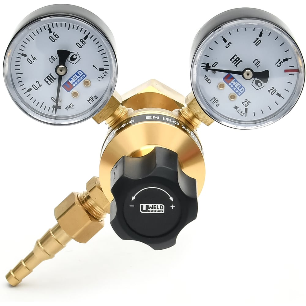 Изображение товара UR-6-6 BRASS редуктор CO2 Weld