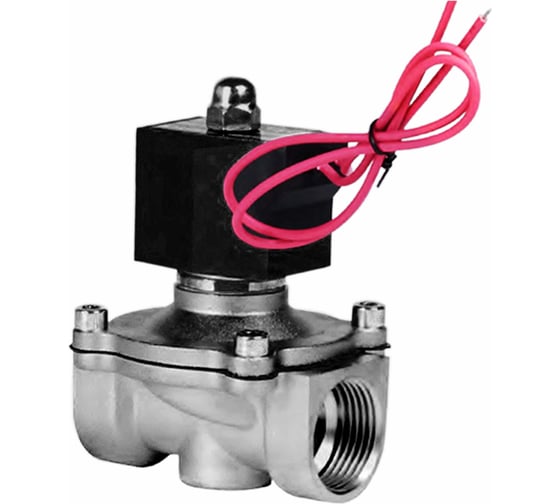 Изображение товара Клапан электромагнитный нержавеющий NEWKEY, прямого действия, нормально закрытый, DN25 (1), PN10, 24AC 2W-250-25B-24VAC