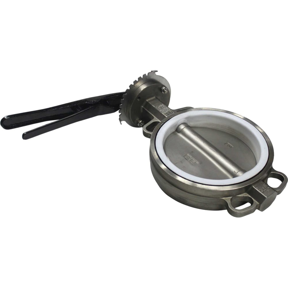 Изображение товара Затвор дисковый межфланцевый NEWKEY AISI304, DN200 (8), PN16, PTFE NK-DZis200