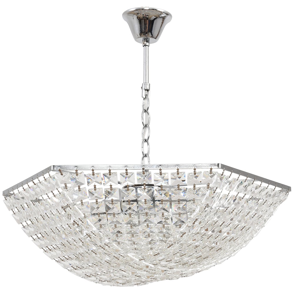 Изображение товара Люстра LUMION AMALIA 8377/5 с прозрачными плафонами и регуляцией высоты