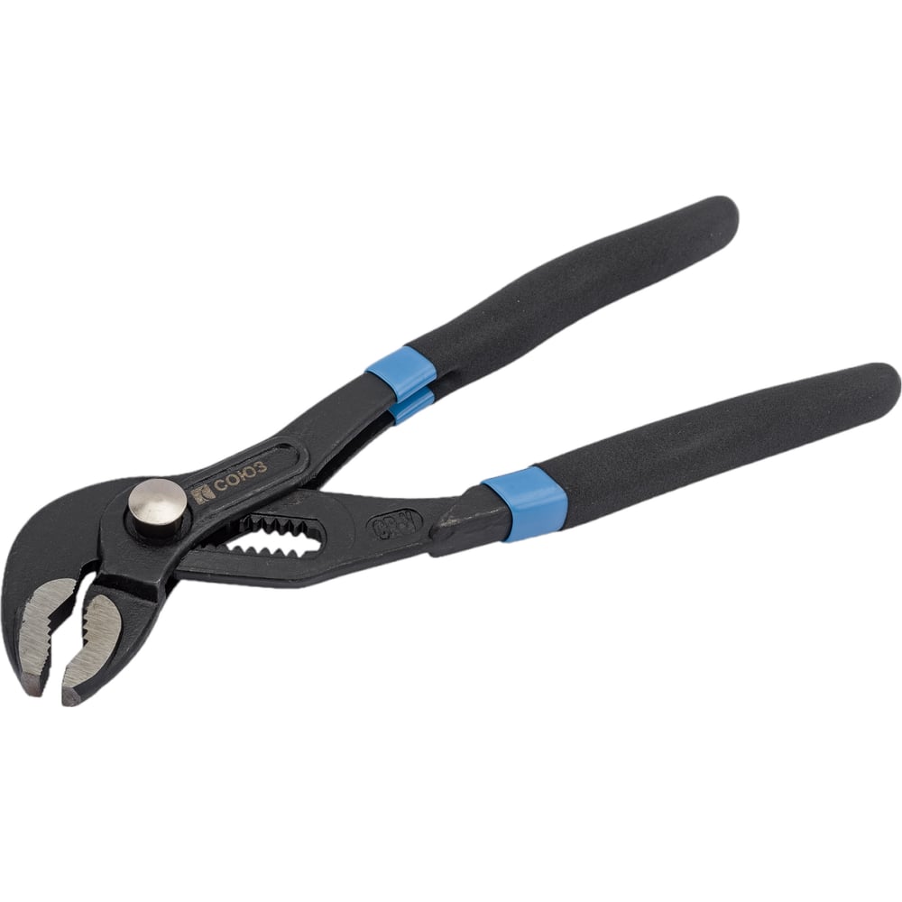 Изображение товара Переставные клещи СОЮЗ 175 мм с фиксатором и покрытием ПВХ