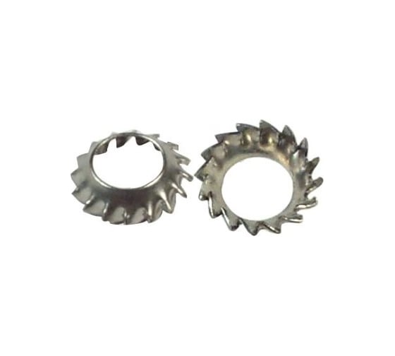 Изображение товара Зубчатая стопорная шайба ЦКИ Глобал DIN 6798 V, М8, Ц, 250 шт. 6804