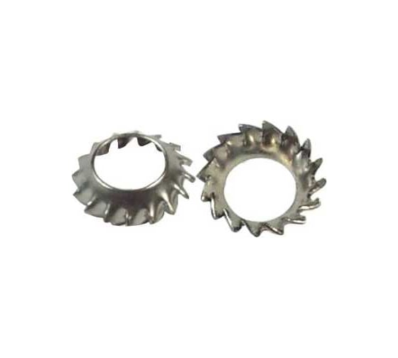 Изображение товара Стопорная шайба ЦКИ Глобал DIN6798 J М22, зубчатая, цинк, 20 шт. 36180
