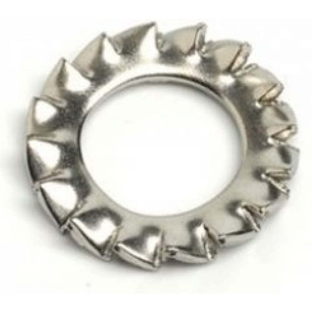Изображение товара Стопорная шайба DIN 6798 A M2 зубчатая A2 нержавеющая сталь