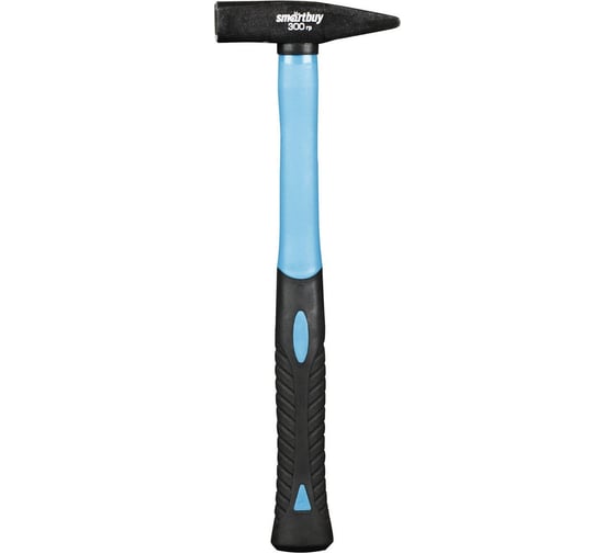 Изображение товара Слесарный молоток Smartbuy с прорезиненной фибергласовой рукояткой SBT-GH-300