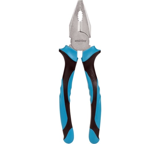 Изображение товара Плоскогубцы (пассатижи) Smartbuy 200 мм, комбинированные, 2х-компонентная рукоятка, CR-V сталь SBT-PLF-200P1