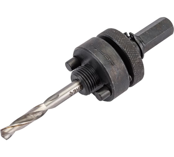 Изображение товара Державка для биметаллических коронок ЗУБР, жесткие штифты, прижимная муфта, 32-152 мм 29532_z01