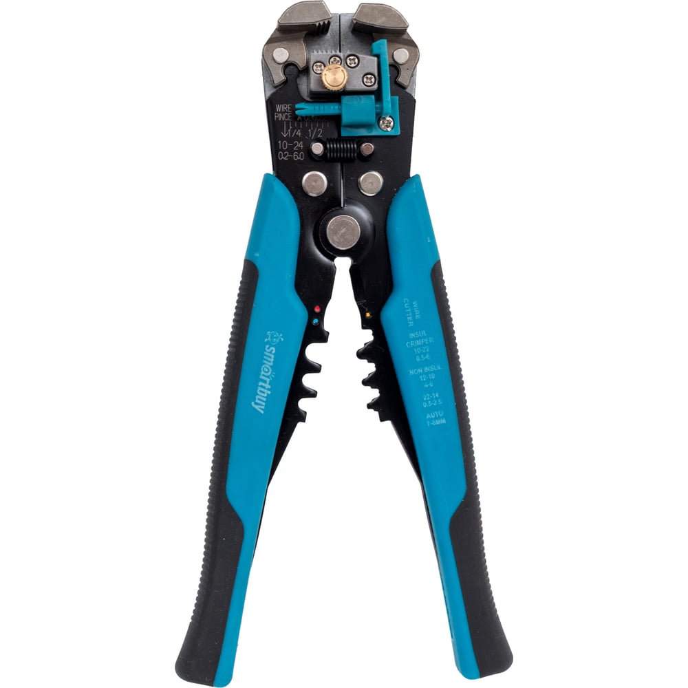 Изображение товара Съемник изоляции Smartbuy до 6 мм2 с обжимом и резкой, эргономичные рукоятки