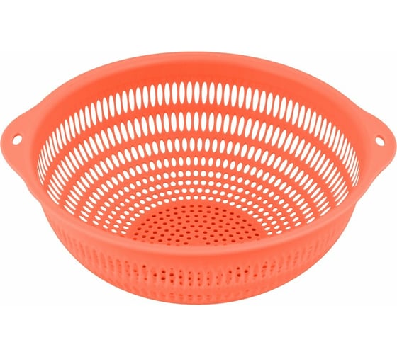 Изображение товара Миска-дуршлаг МУЛЬТИДОМ Фрутти с ручками 28х25х11 см 2 цвета YM11-115