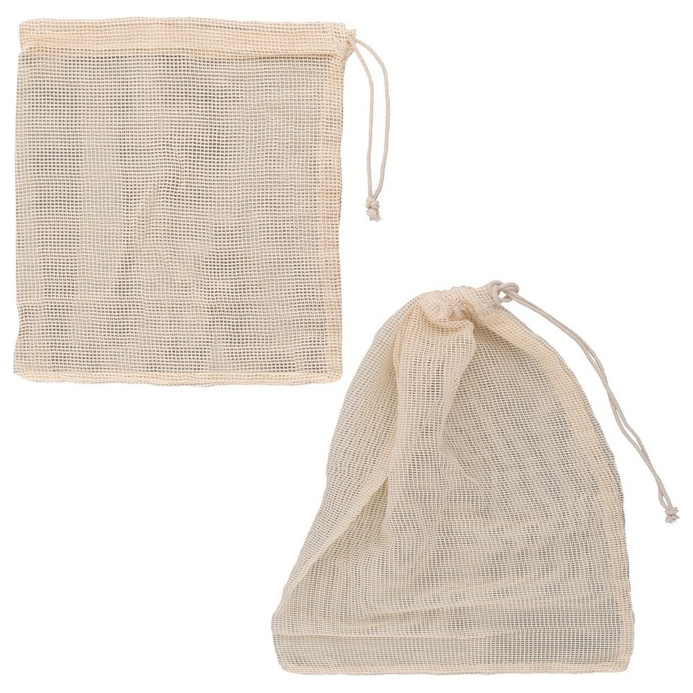 Изображение товара Мешок для хранения МУЛЬТИДОМ размер 27х30 см белый хлопок