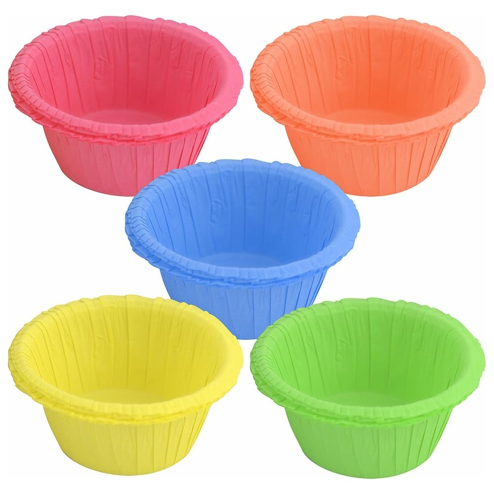 Изображение товара Набор бумажных форм для выпечки МУЛЬТИДОМ Маффин 25 шт диаметр 7,5 см