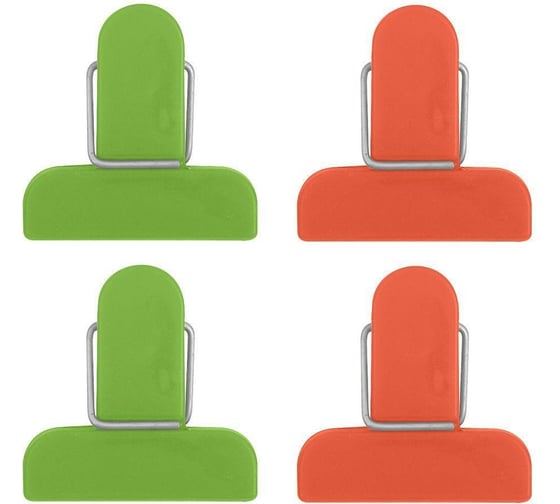 Изображение товара Набор зажимов для пакетов МУЛЬТИДОМ 4 шт VL75-80