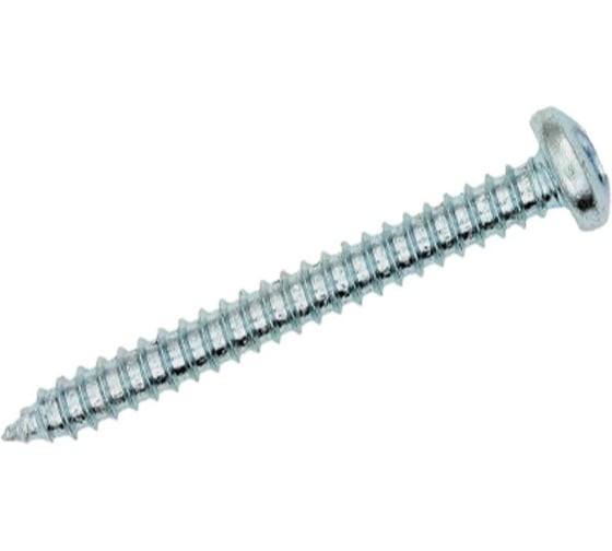 Изображение товара Саморез ЦКИ Глобал DIN 7981 3.9x45, остроконечный, цинк, Ph2, 100 шт. 39538