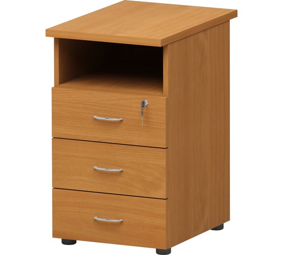 Изображение товара Стационарная тумба Комфорт-Питер с замком Этюд, 400065, 550 бук бавария Р20.18.550