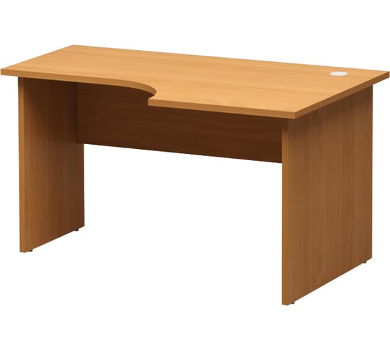 Изображение товара Письменный стол Комфорт-Питер Этюд правый, 401668,401669, 550 бук бавария Т20.12 Т20.12пр.550.550