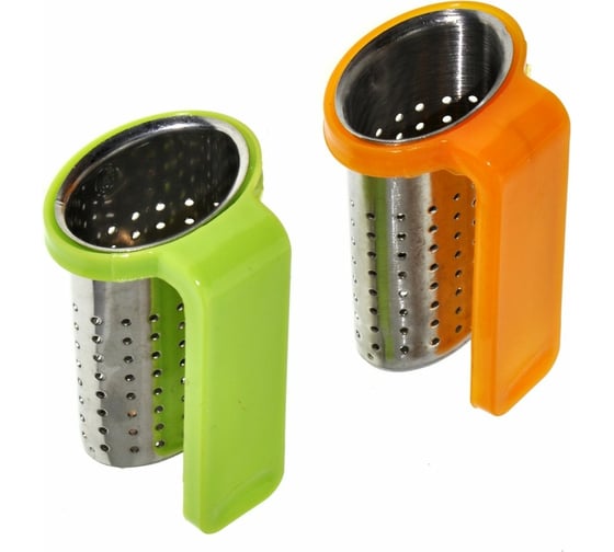 Изображение товара Ситечко-фильтр для чая МУЛЬТИДОМ Стаканчик 2 цвета DH11-68