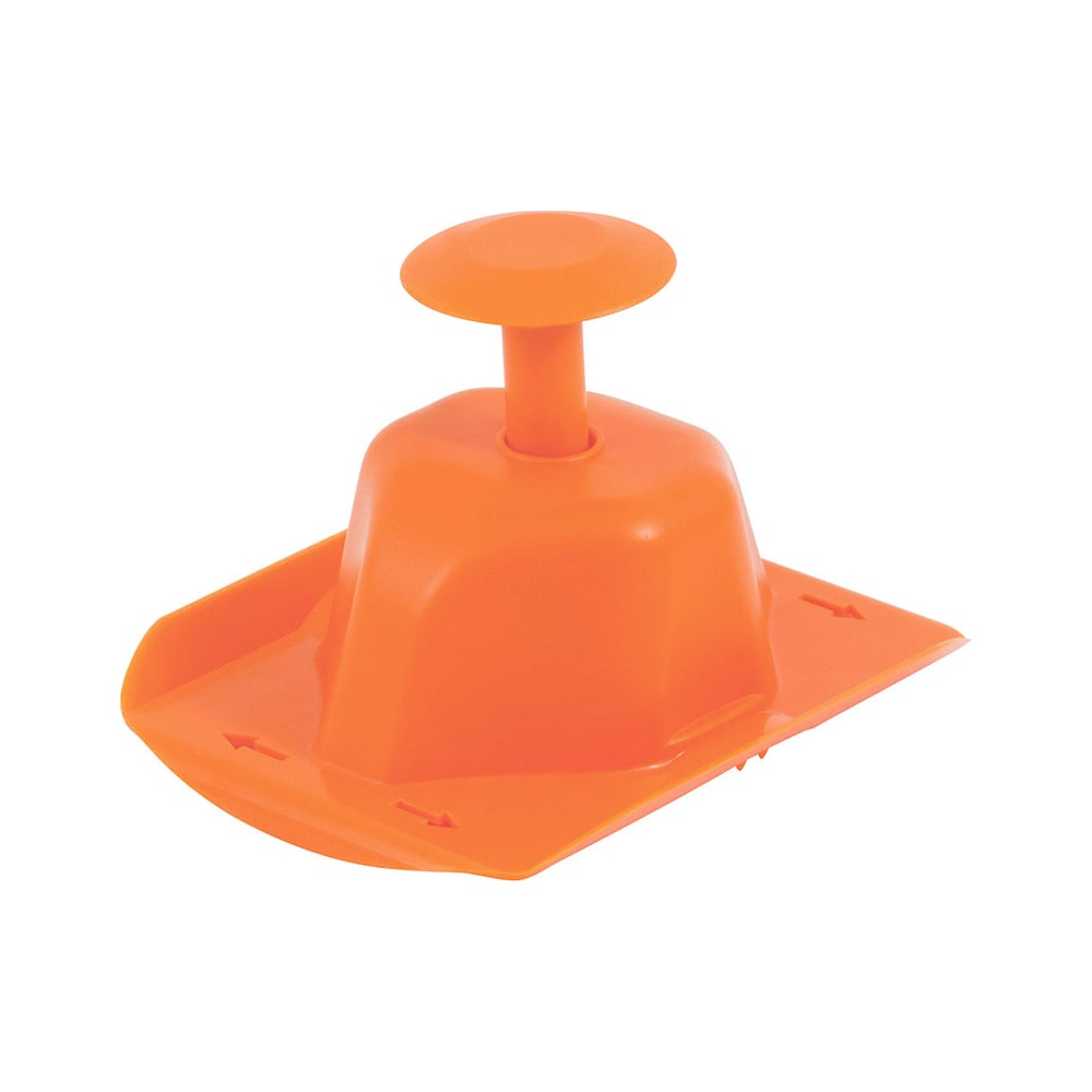 Изображение товара Овощедержатель Mallony 004274 из нержавеющей стали и пластика, оранжевый