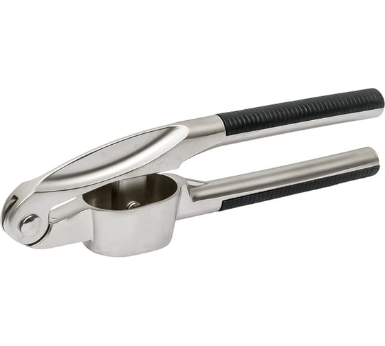 Изображение товара Пресс для чеснока Mallony ELETTO, сплав цинка никелированный, ABS пластик ручка 004189