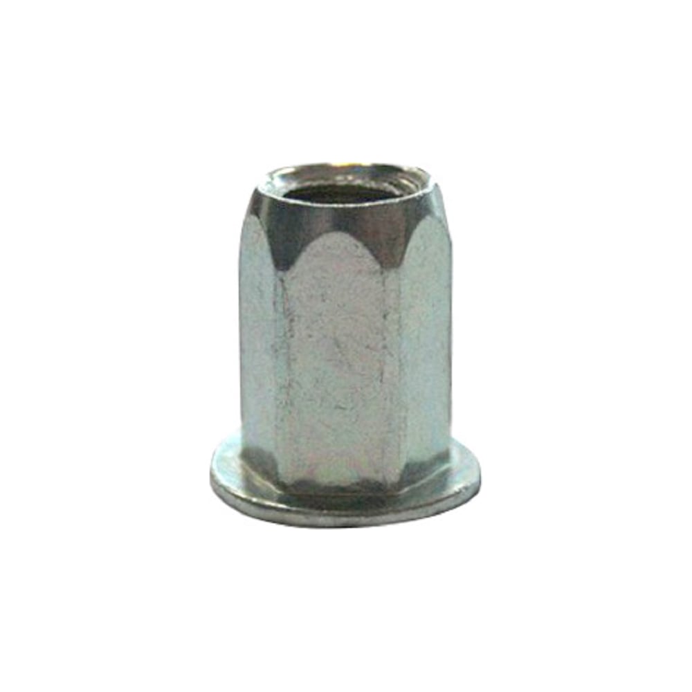 Изображение товара Заклепка-гайка Global M6x16 с резьбой, умещенный бортик, 500 шт