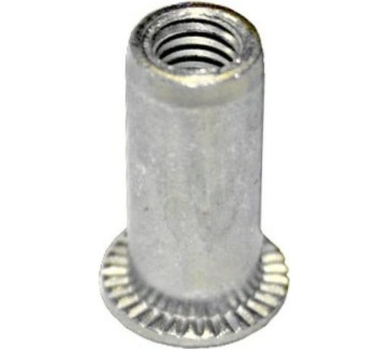 Изображение товара Заклепка-гайка ЦКИ Глобал М8x22.5 плоская, удл., СТ., Ц, BRALO E:5.5-8.0 мм, 25 шт. 36178