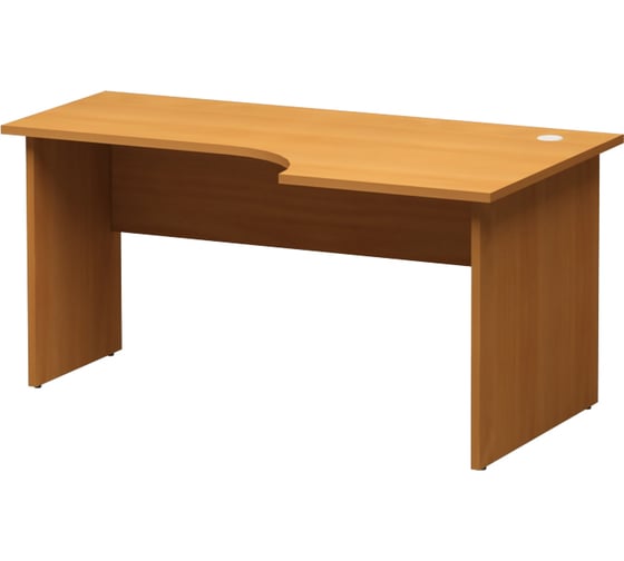 Изображение товара Письменный стол Комфорт-Питер Этюд правый, 401672,401673, 550 бук бавария Т20.13 Т20.13пр.550.550