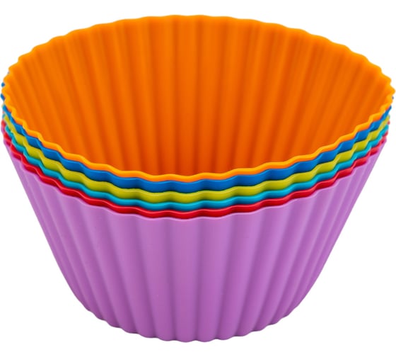 Изображение товара Набор форм для выпечки Mallony ROSEO 6 шт 007236