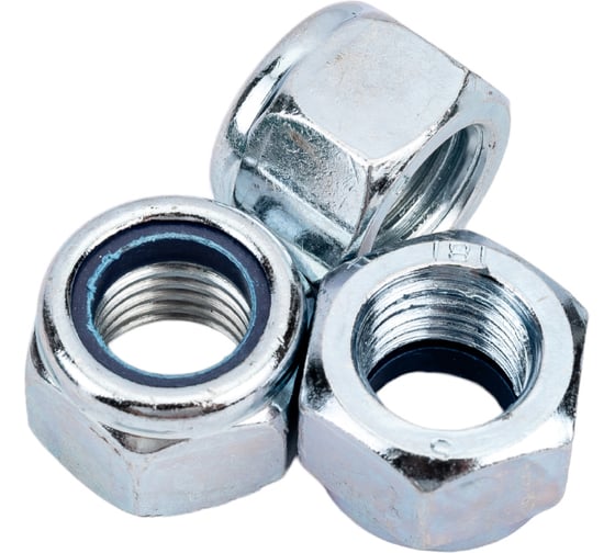 Изображение товара Самоконтрящаяся гайка ЦКИ Глобал DIN982, М20, высокая, 10, Ц, SW 30, 5 шт. 44792