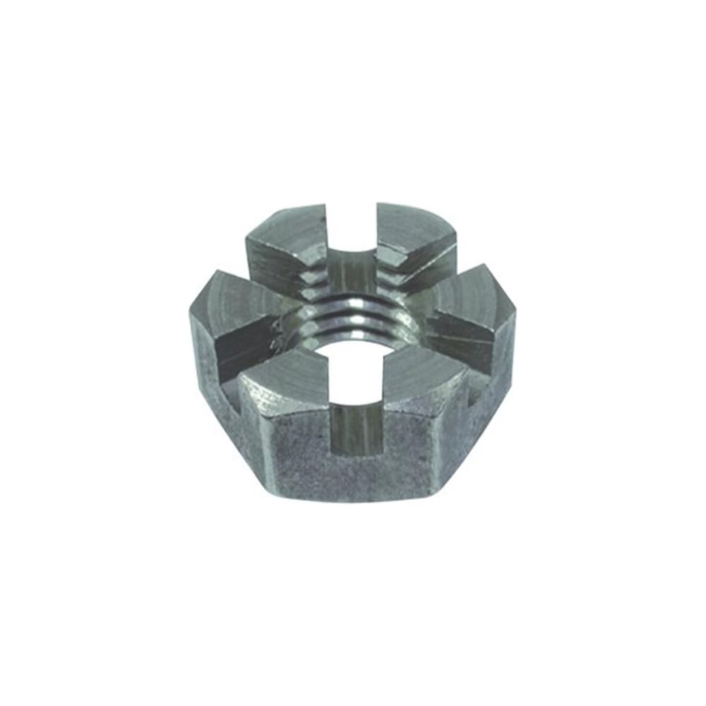 Изображение товара Корончатая гайка Global DIN 937 М16 низкая 17H с цинковым покрытием