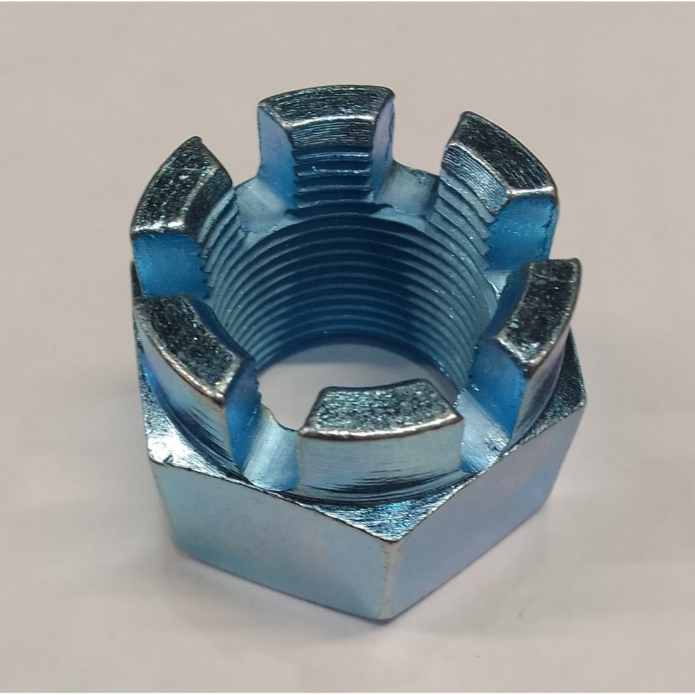 Изображение товара Гайка DIN935 Глобал М24x1.5 8 прочности, цинк, 1 шт