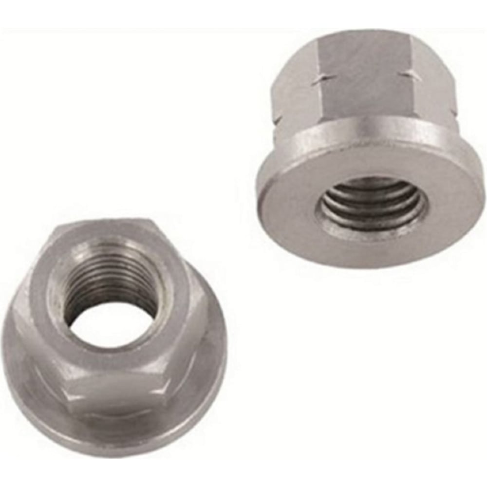 Изображение товара Гайка DIN6331 с буртом М10 1,5d, сталь с цинковым покрытием, 10 шт