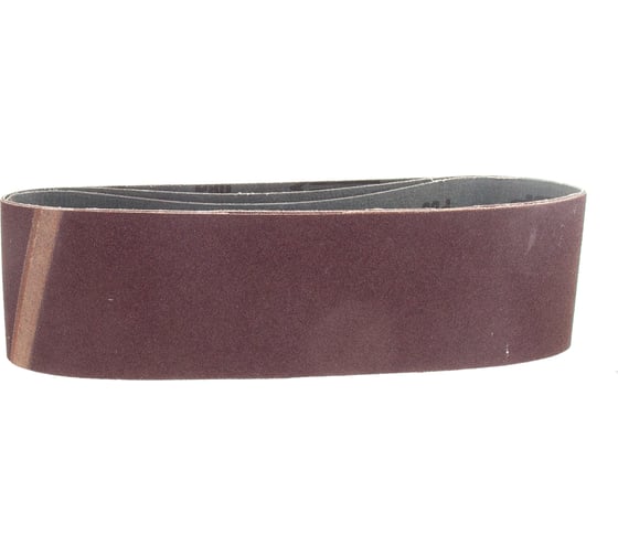 Изображение товара Лента шлифовальная "МАСТЕР" 3 шт. (75х533 мм; P80) для ЛШМ Зубр 35542-080