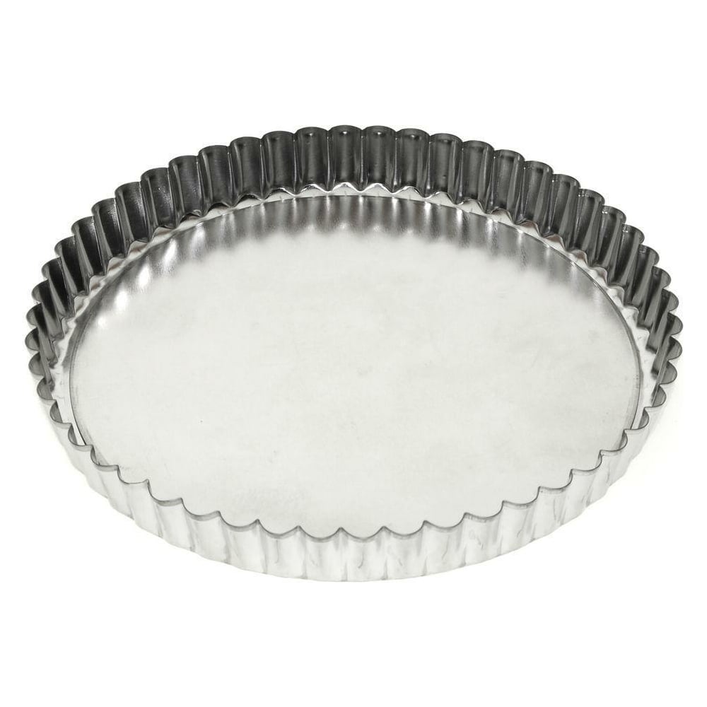 Изображение товара Разъемная кулинарная форма для пирога диаметр 20 см из нержавеющей стали МУЛЬТИДОМ