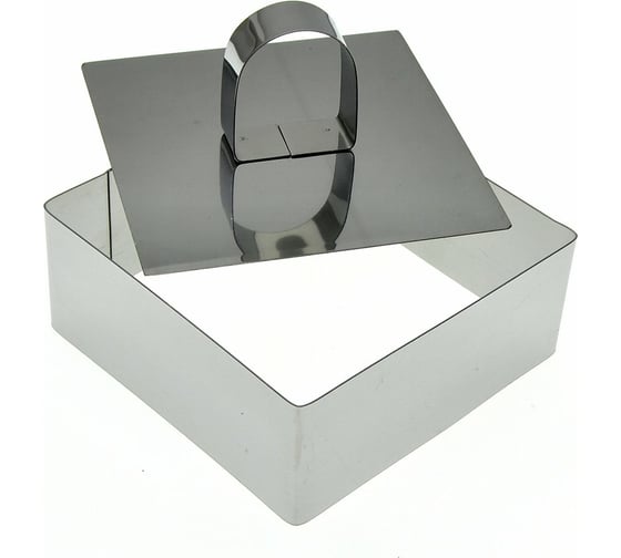 Изображение товара Кулинарная форма МУЛЬТИДОМ Квадрат 10х10х4 см с прессом AN8-5