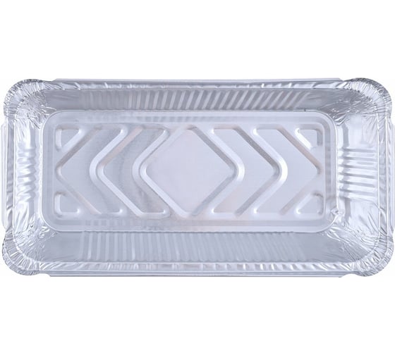 Изображение товара Одноразовые формы для выпечки МУЛЬТИДОМ набор 3 шт размер 20х10х5 см объем 865 мл, алюминий МО8-102