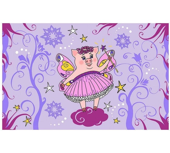 Изображение товара Разделочная доска МУЛЬТИДОМ Милые свинки подставка под горячее 18х28 см VL88-356