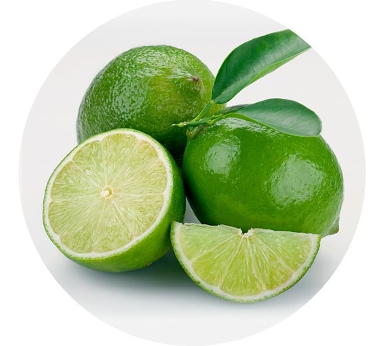 Изображение товара Круглая разделочная доска МУЛЬТИДОМ Лайм стекло диаметр 20 см VL48-39