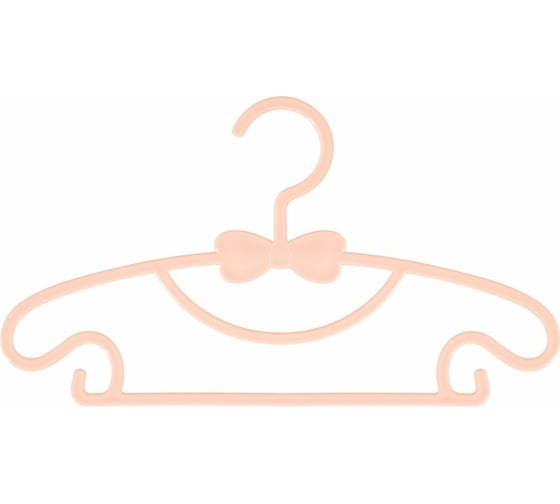 Изображение товара Вешалка для детской одежды МУЛЬТИДОМ Бантик размер 32-36 4 цвета NEW VL90-173