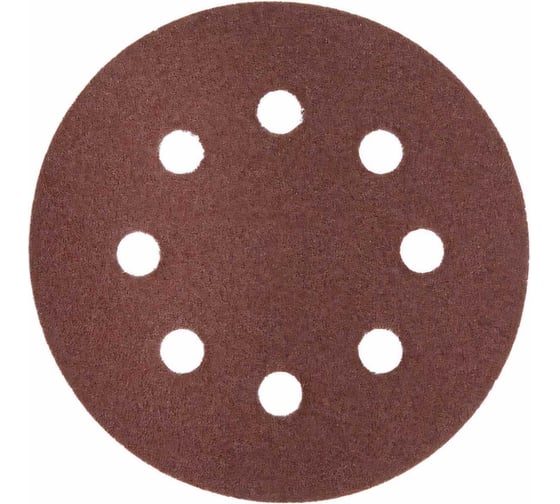 Изображение товара Круг шлифовальный универсальный 5 шт. (125 мм; Р100) "МАСТЕР" Зубр 35562-125-100