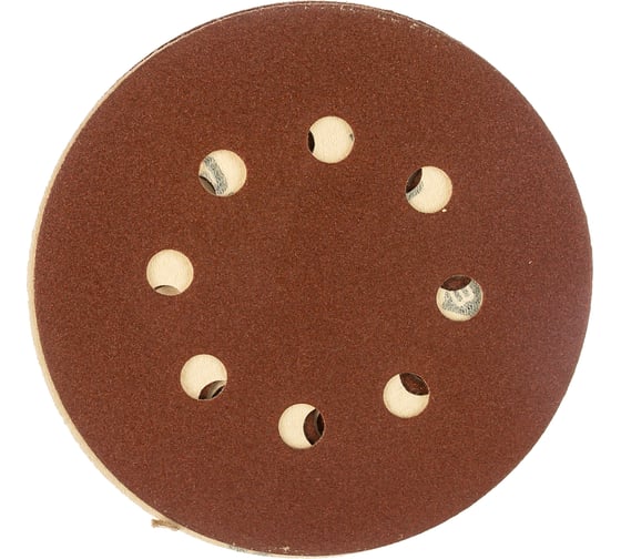 Изображение товара Круг шлифовальный универсальный 5 шт. (125 мм; Р120) "МАСТЕР" Зубр 35562-125-120