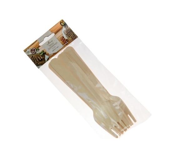 Изображение товара Деревянная вилка EUROHOUSE 6 шт 13547