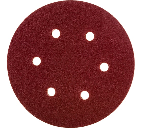 Изображение товара Круг шлифовальный универсальный 5 шт. (150 мм; Р120) "МАСТЕР" Зубр 35566-150-120