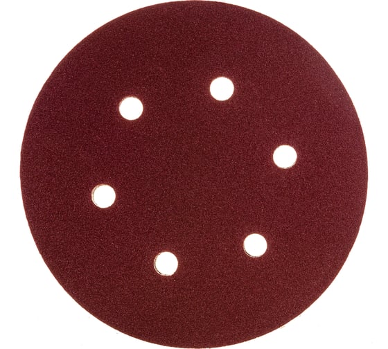 Изображение товара Круг шлифовальный универсальный 5 шт. (150 мм; Р180) "МАСТЕР" Зубр 35566-150-180