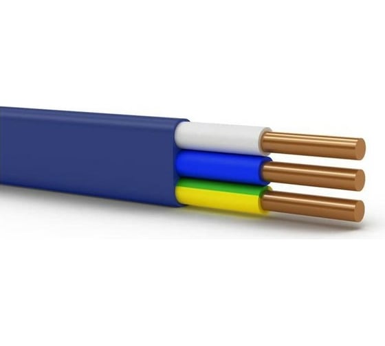 Изображение товара Кабель ВВГ-ПнгА-LS Русский Свет 3x1.5 ОК N PE 0.66кВ упаковка 100м Энергокабель ЭК000092765РС100