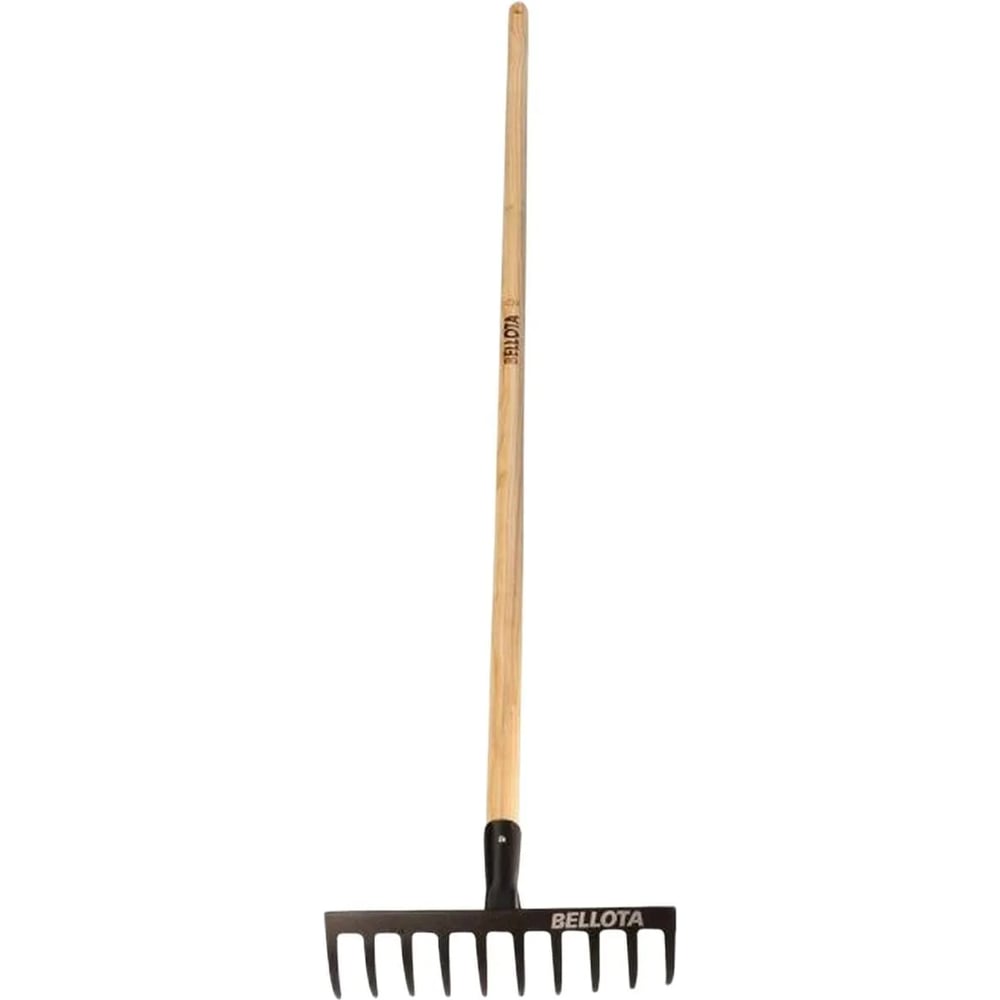 Изображение товара Прямые грабли, 10 зубьев, с черенком Bellota 95110CML