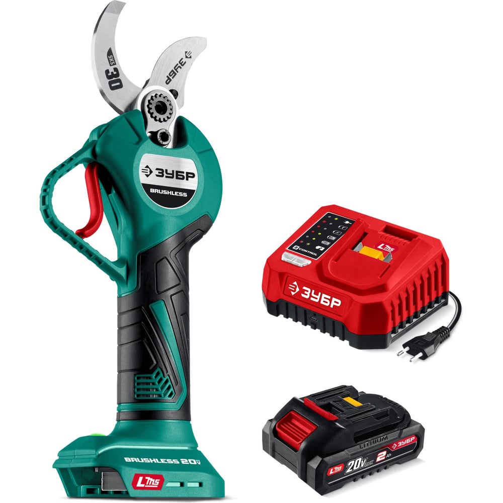 Изображение товара Секатор ЗУБР LMS 20 В 30 мм (2 Ач) СКБ-2030-21